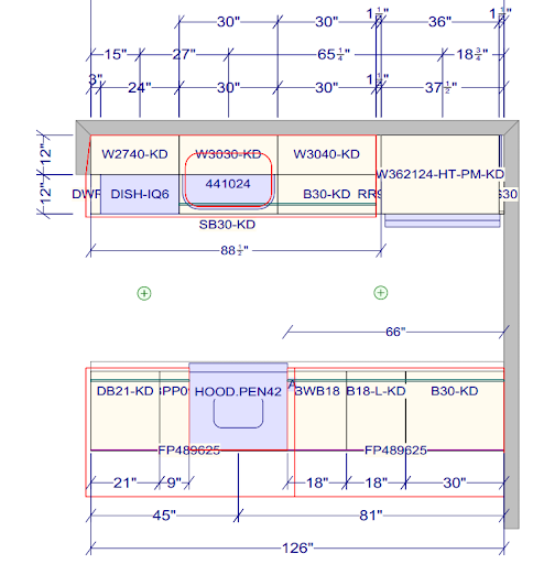 Kitchen Floorplan Blueprint